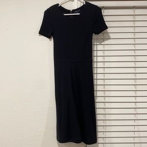 Black short sleeve Madewell dress